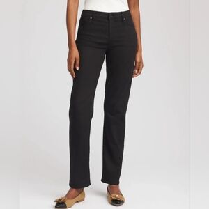 Chico's So Slimming Girlfriend Straight Leg Jeans